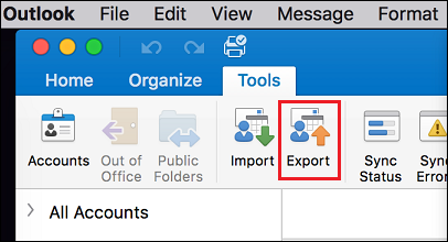 can you back up messages in outlook for mac